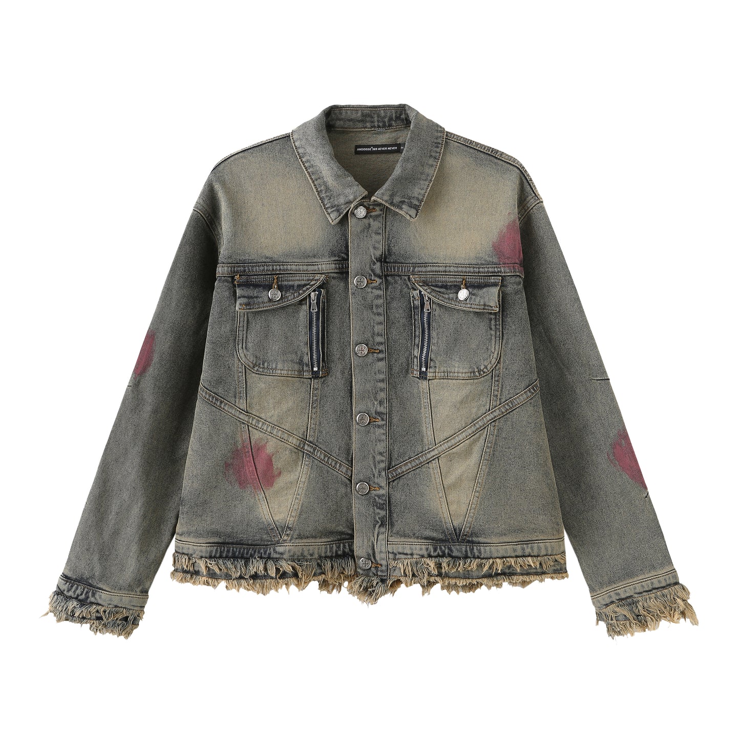 Angoisse 2088 Heavy Dirty Denim Jacket