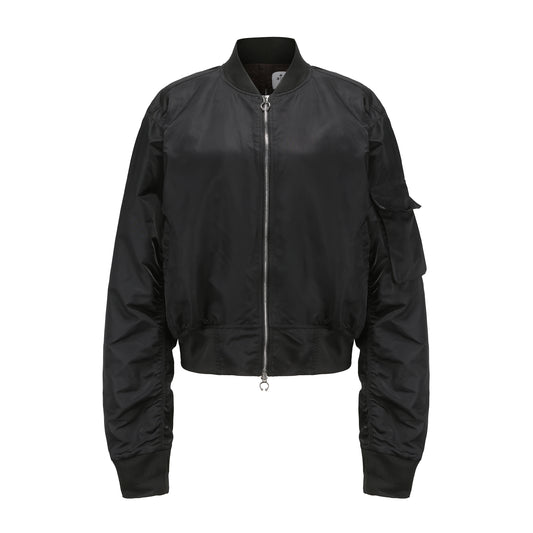 Angoisse Nylon Double-Sided MA-1 Bomber Jacket