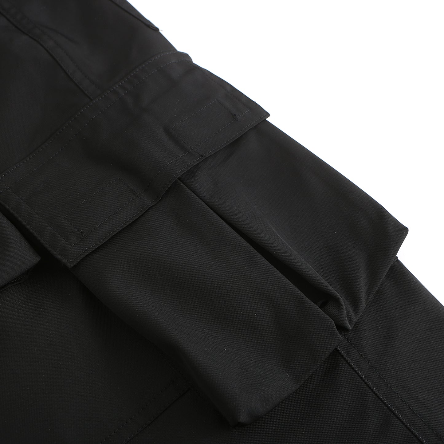 Angoisse Nylon Multi-Bag Black Pants